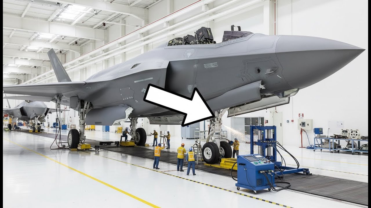 F-35C Lightning II: Installing the Catapult Launch Bar & High-Stress Naval Strength Testing