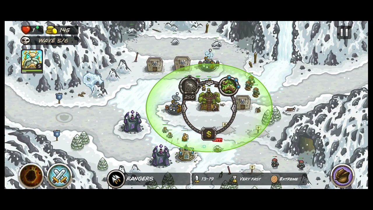 Kingdom Rush glacial heights heroic