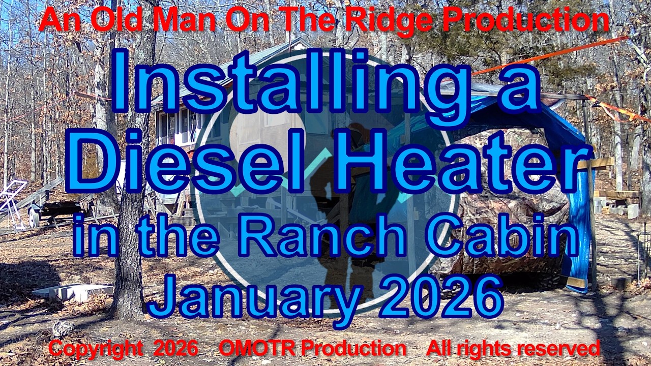 Diesel Heater Install at the Off Grid Cabin - January 2026
