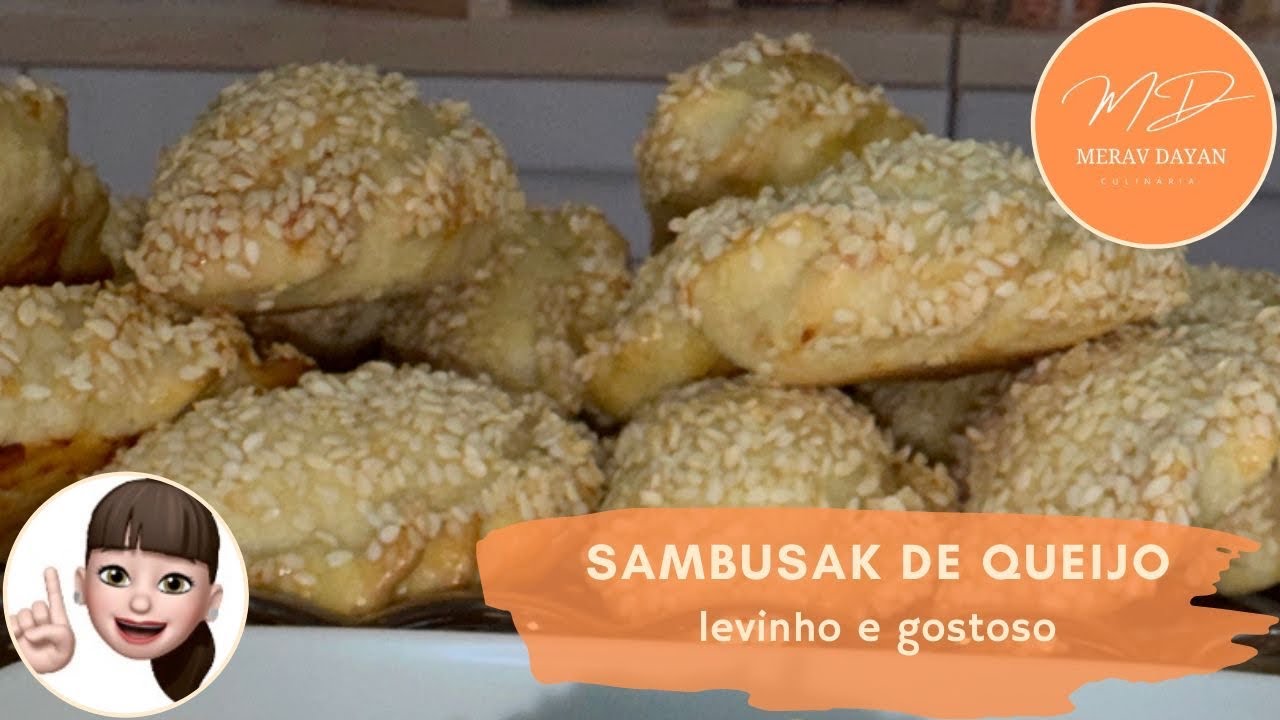 SAMBUSAK DE QUEIJO. PASTEL DE QUEIJO. LEVINHO E GOSTOSO.