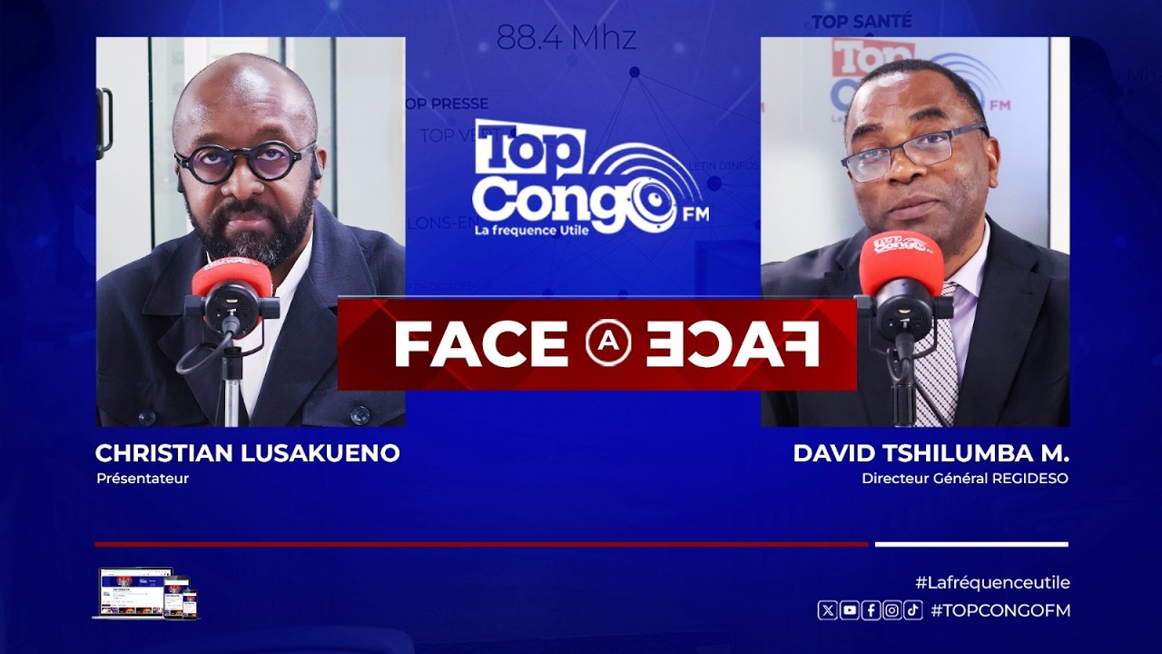 FACE A FACE David TSHILUMBA MUTOMBO DG REGIDESO