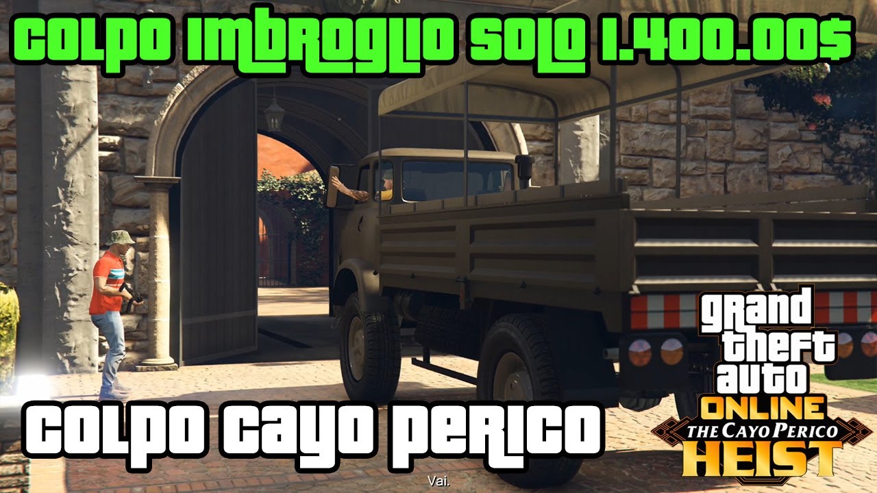Colpo Imbroglio Guardie e Longfin 1.400.000$ SOLO - Colpo Cayo Perico GTA ONLINE ITA