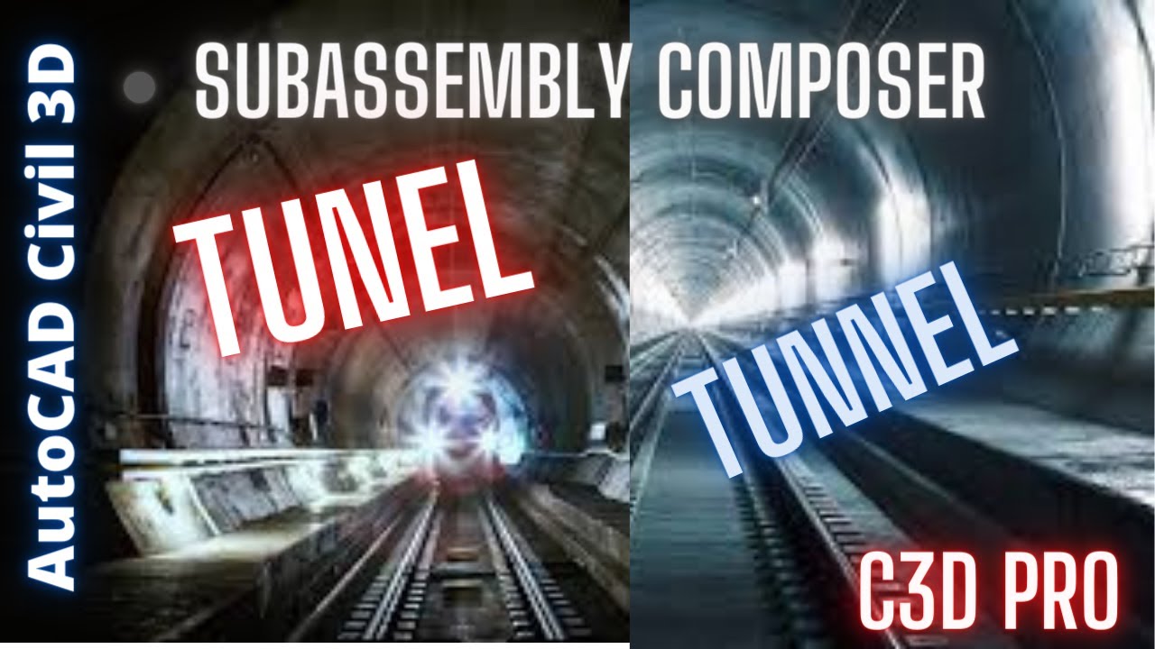 Sección Túnel Básico en Subassembly Composer  en C3D