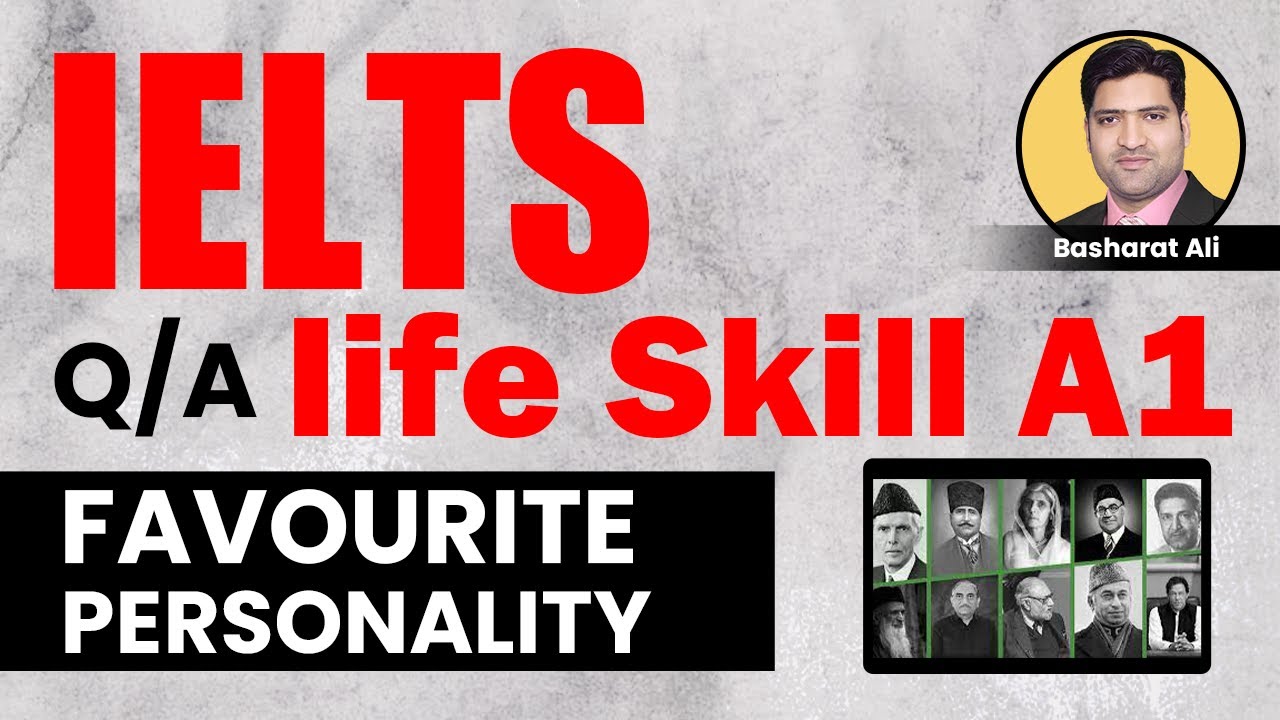 IELTS A1 life skills question & answer | MY HERO | question & answer on FAVORITE PERSONALITY