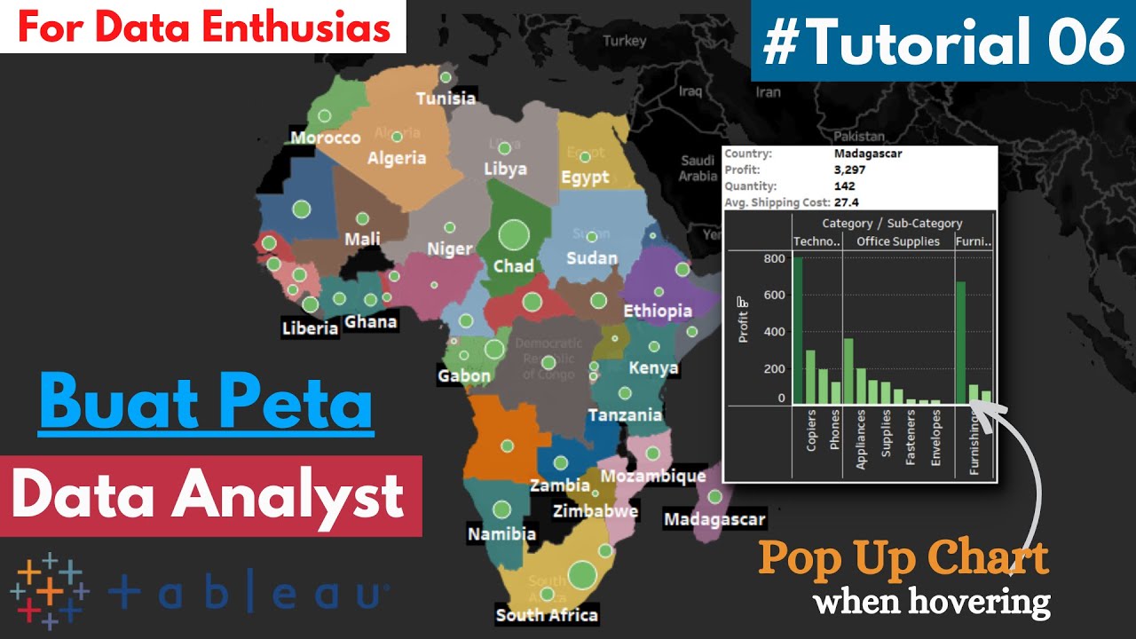 Buat Peta (Mapping) di Tableau Public | Data Analyst