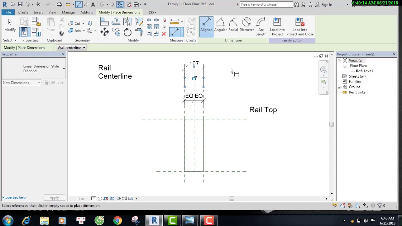 Modern Glass Railing in Revit Part 1