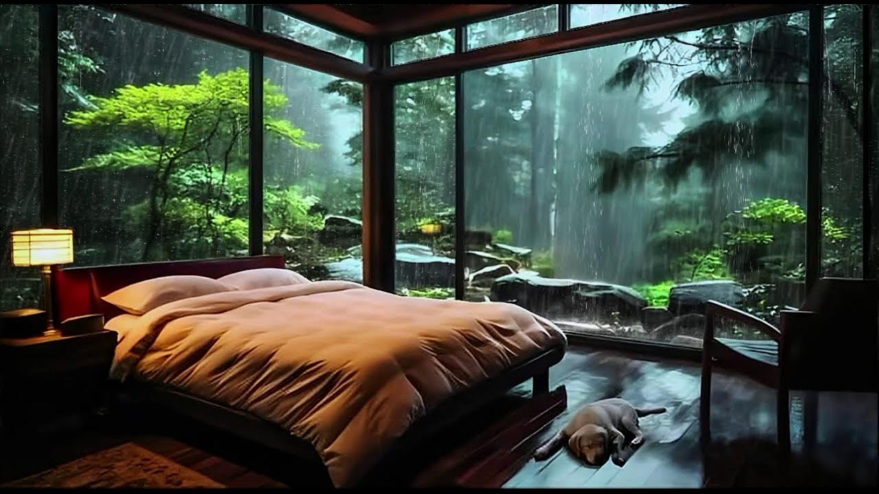 INSTANT DEEP SLEEP - Calm Night Music + Insomnia | Soft Rain for Anxiety Relief