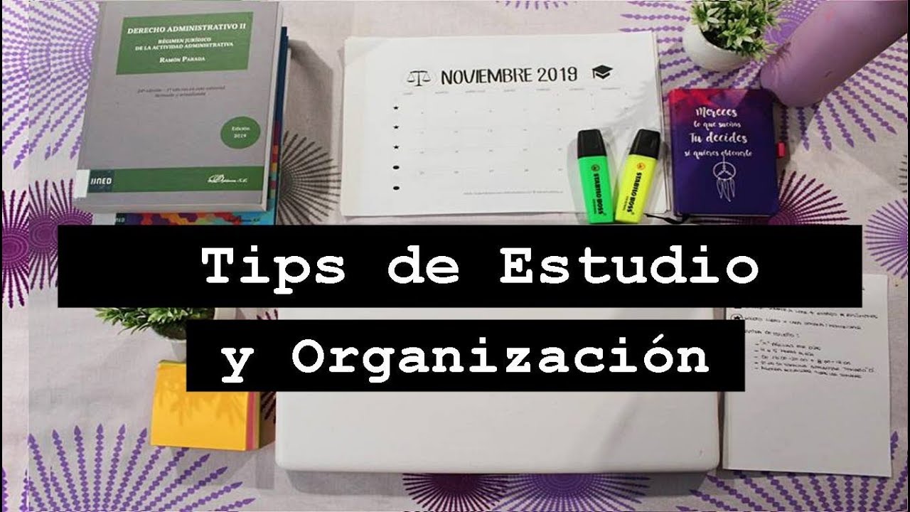 TIPS DE ESTUDIO Y ORGANIZACIÓN || Cómo sacar buenas notas