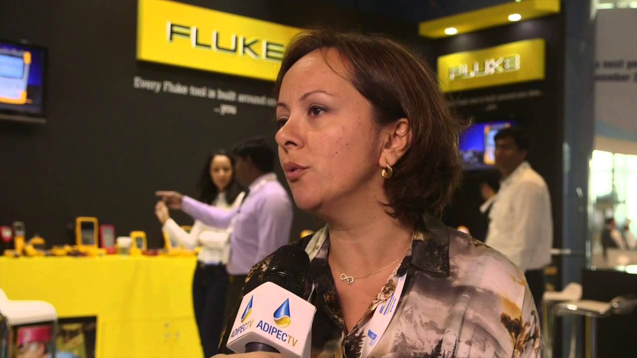 Sibel Canli, FLUKE CORPORATION, at ADIPEC 2014, spoke to Eithne Treanor