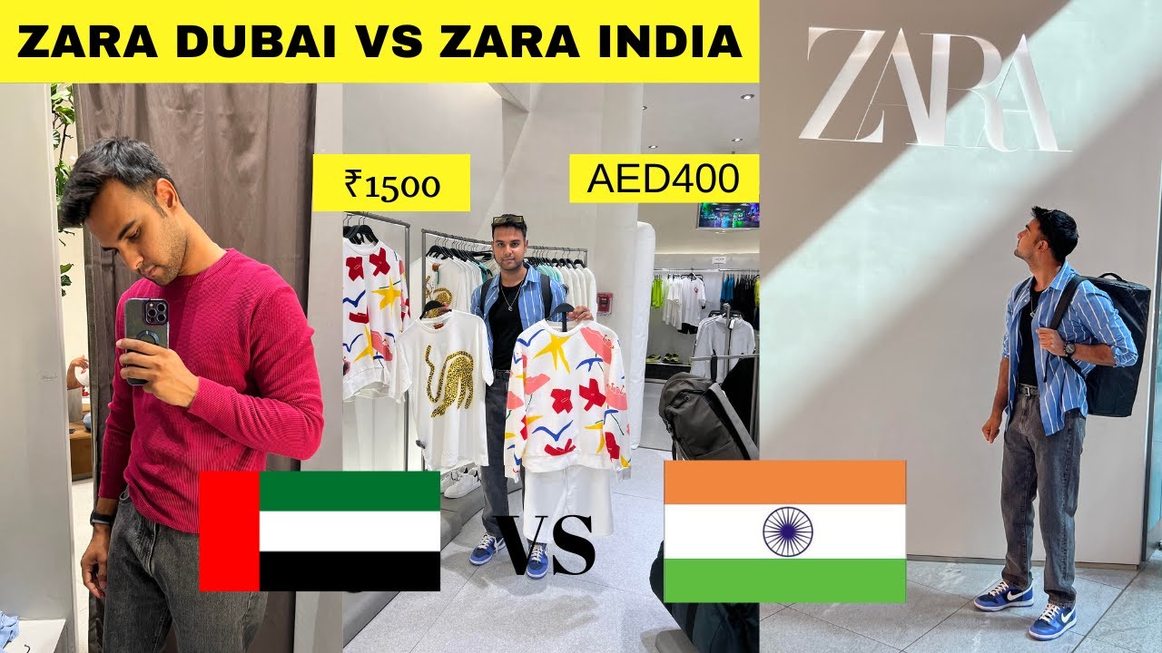 Exploring ZARA DUBAI | ZARA DUBAI VS ZARA INDIA | PRICE DIFFERENCE between Zara Dubai and Zara India