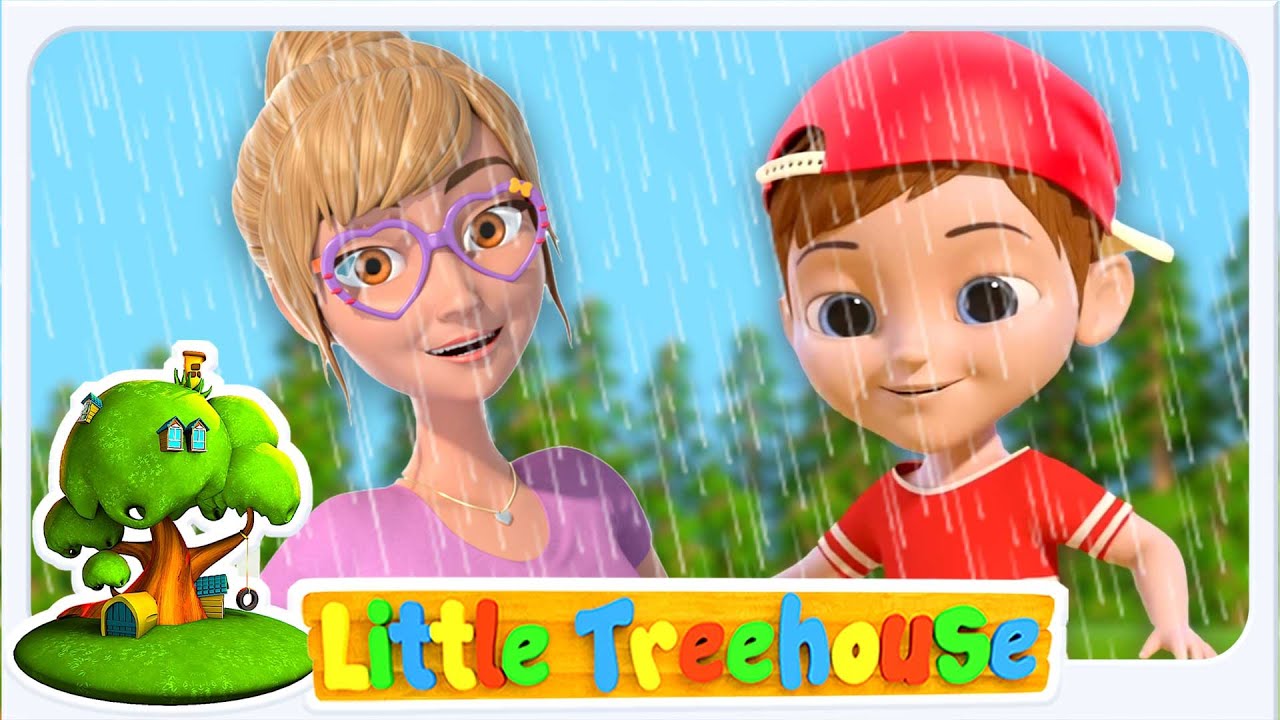 Video Mưa Mưa Đi Xa + Th&ecirc;m Trẻ Em Học B&agrave;i H&aacute;t Cho Trẻ Em - Little Tree House