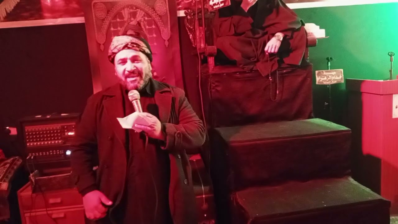 الخطيب سيد أمير الكربلائي ونعي الرادود حيدر الگيم مجلس عزاء السيدة زينب ع .بعدسة ابو نور العبودي ..