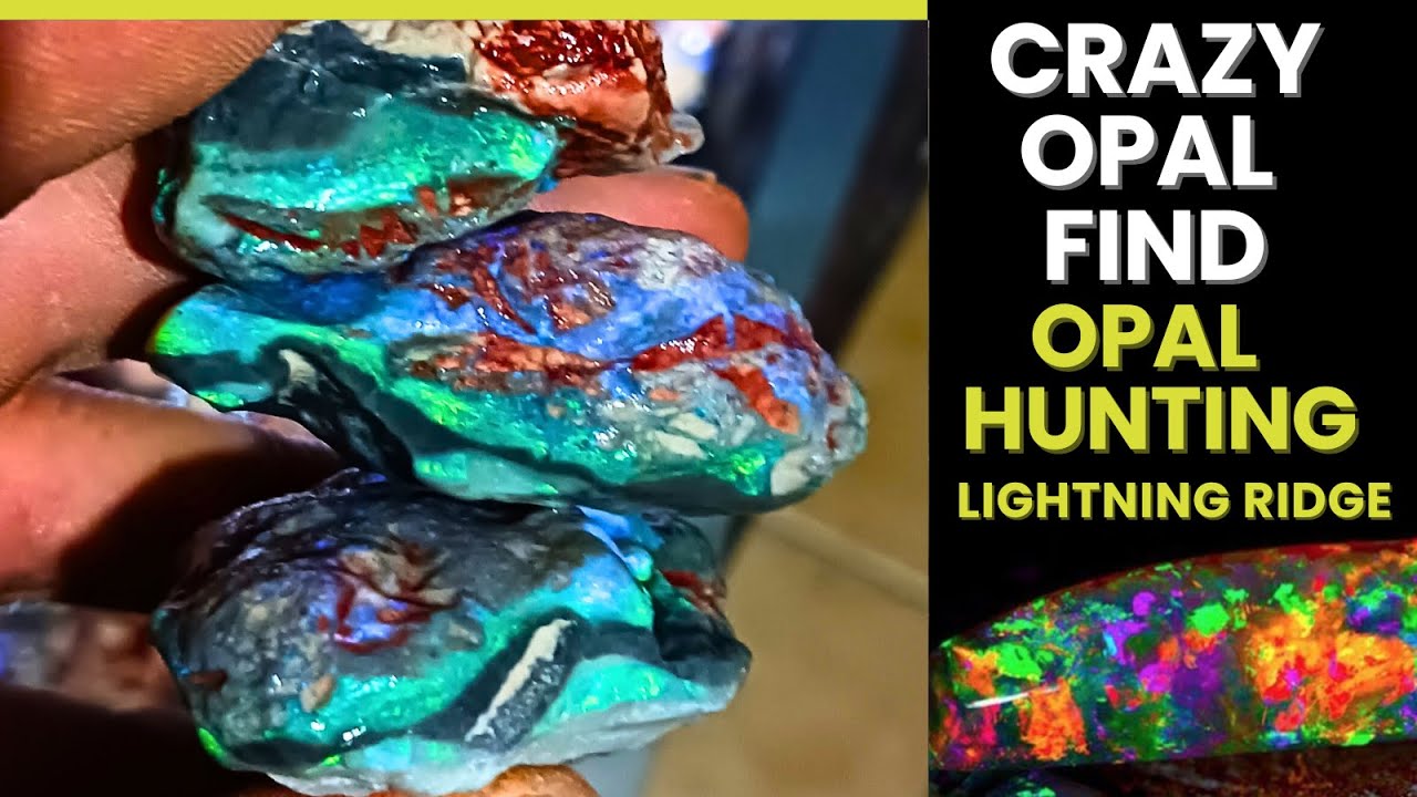 Digging This CRAZY Opal Straight Out of the Wall!