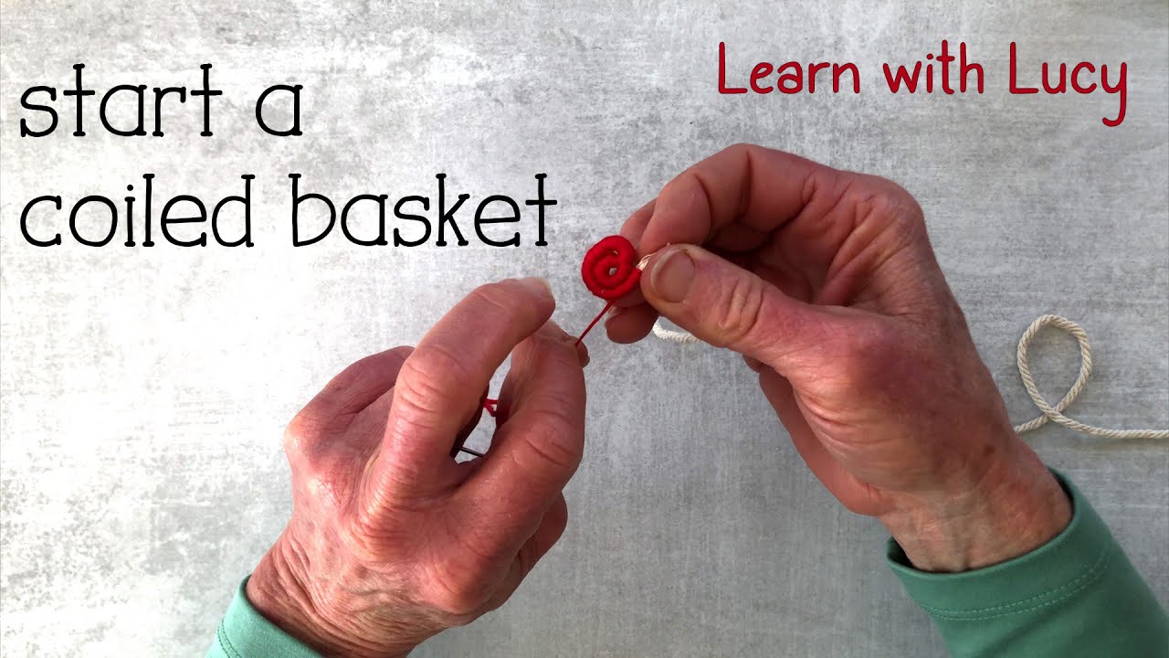 How to Make a Mini Coiled Basket