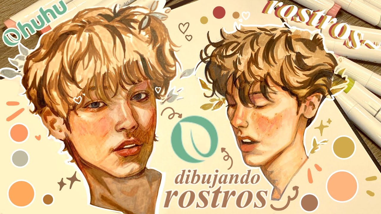 ✧ como dibujo rostros ✧ diferentes ángulos ✧ practicas ft. @ohuhuart_official 🎨✨
