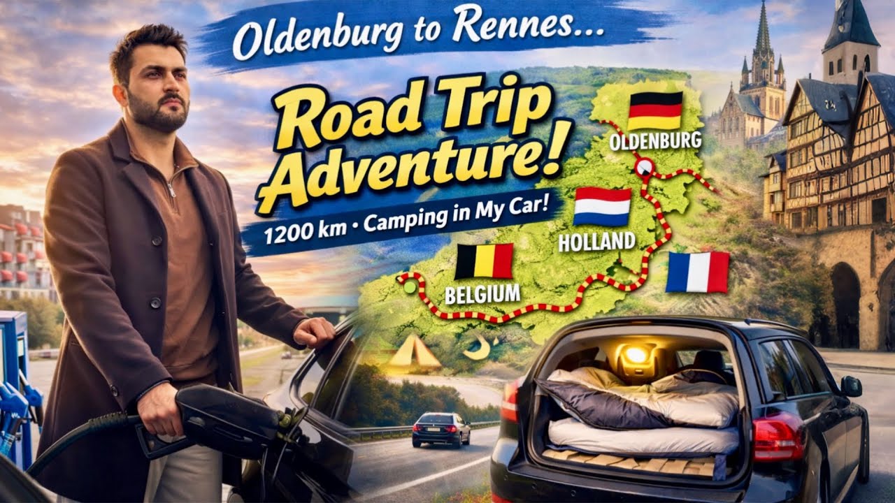 Germany to France by Road🇩🇪🇫🇷Full Vlog