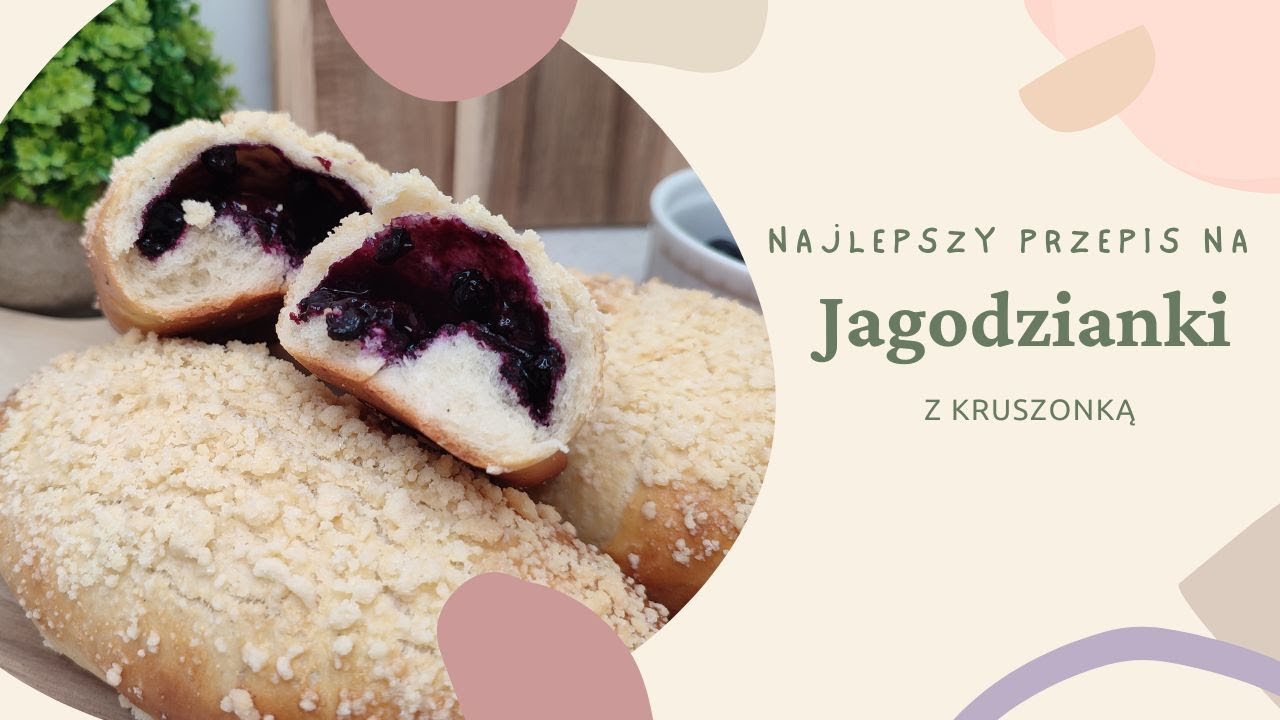 Najlepszy przepis na mięciutkie JAGODZIANKI z kruszonką