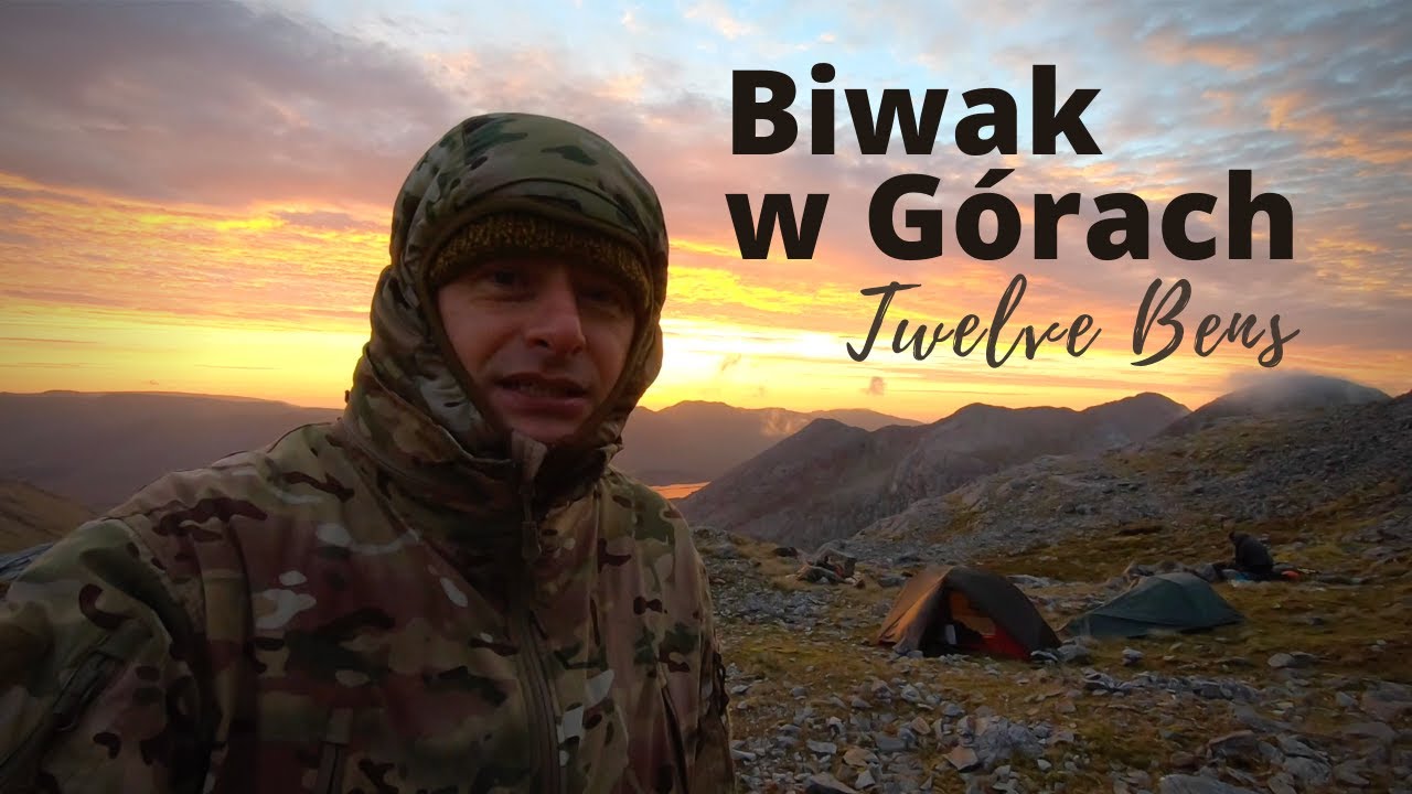 Benbaun Twelve Bens wild camping in the mountains. Biwak w G&oacute;rach.