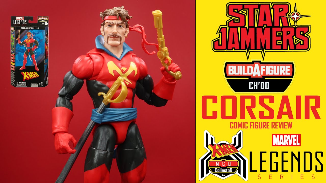Marvel Legends CORSAIR X-Men Starjammers Ch'od BAF Wave Comic figure Review