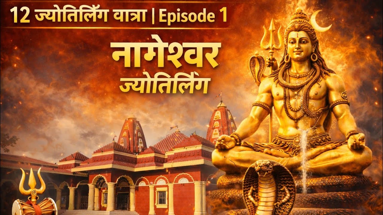 12 ज्योतिर्लिंग यात्रा: Episode 1 | नागेश्वर ज्योतिर्लिंग का रहस्य और पौराणिक कथा GUJARAT JYOTIRLING