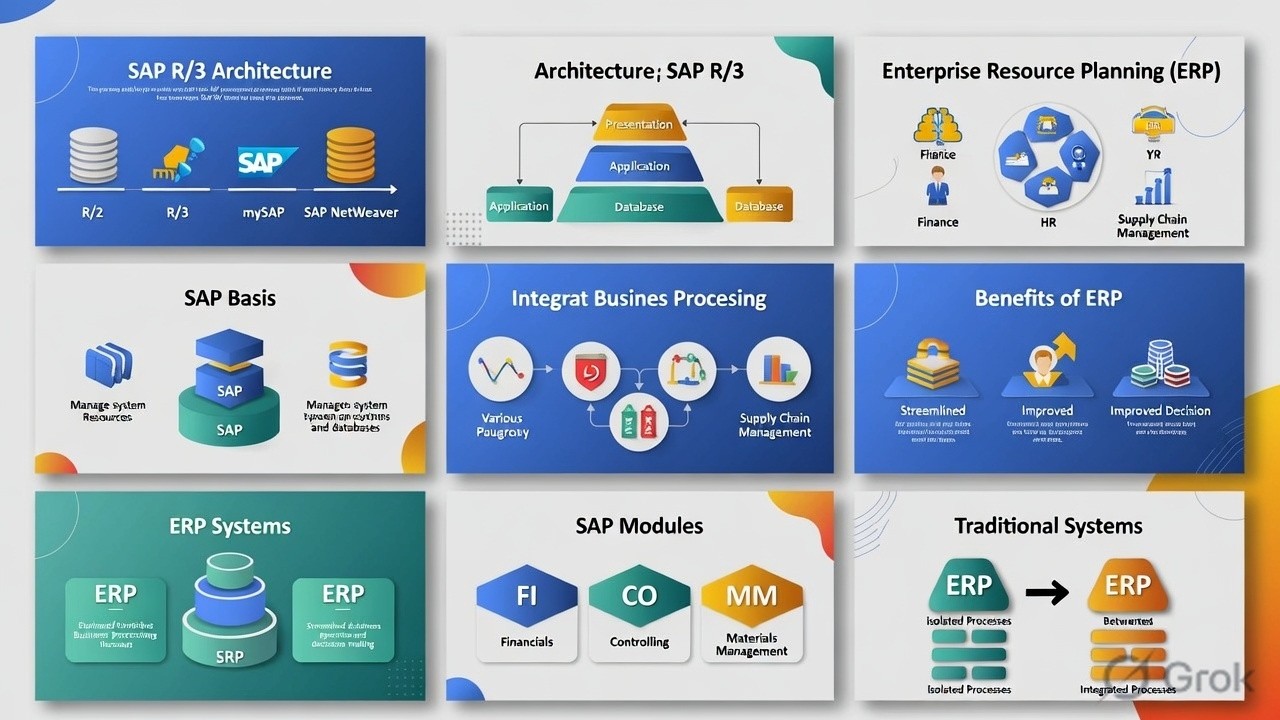 SAP R/3 Deep Dive: From ERP Basics to 3-Tier Architecture Evolution | SAP ABAP Fundamentals #2