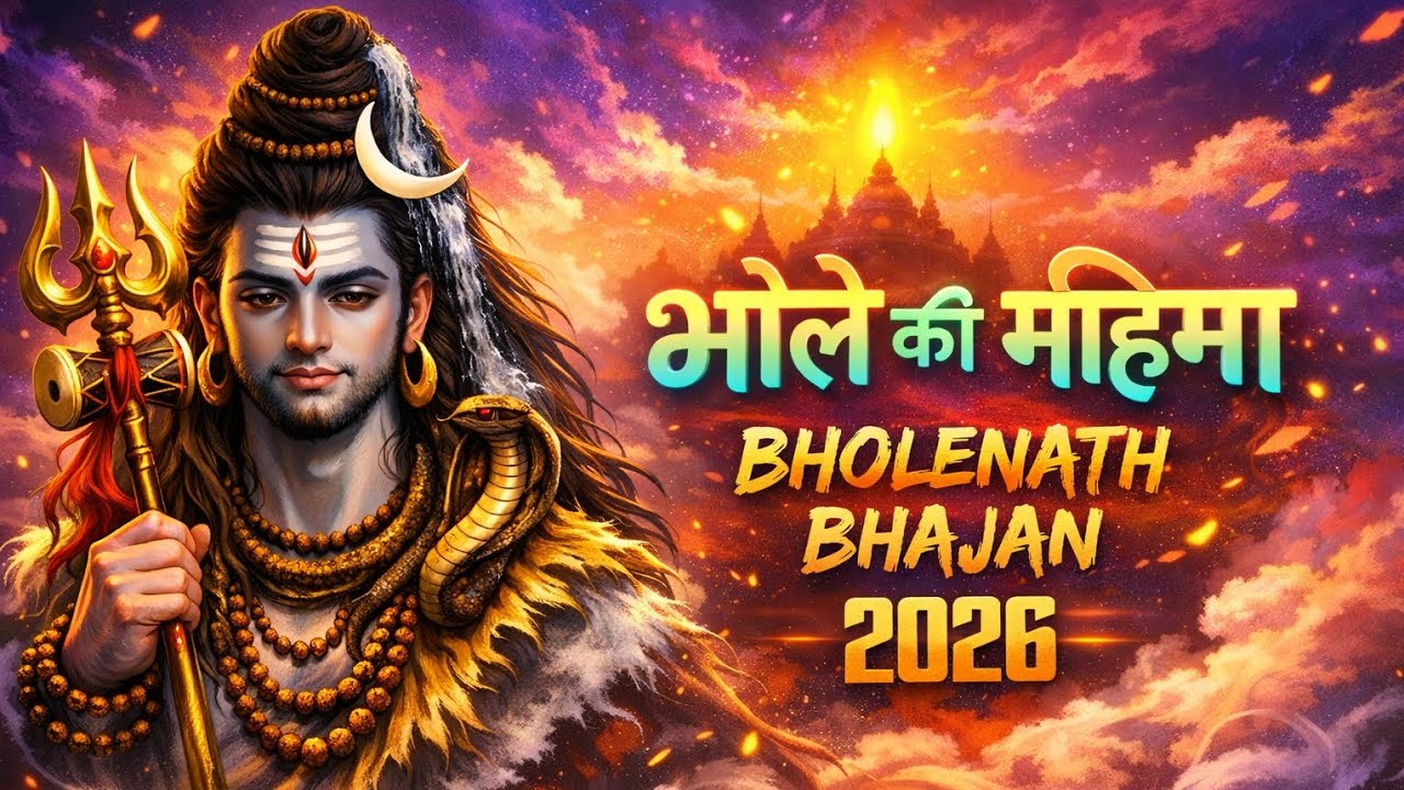 भोले तेरी महिमा अपरंपार 🙏 | Powerful Shiv Bhajan 2026 | हर हर महादेव | Mahadev Bhakti Sagar