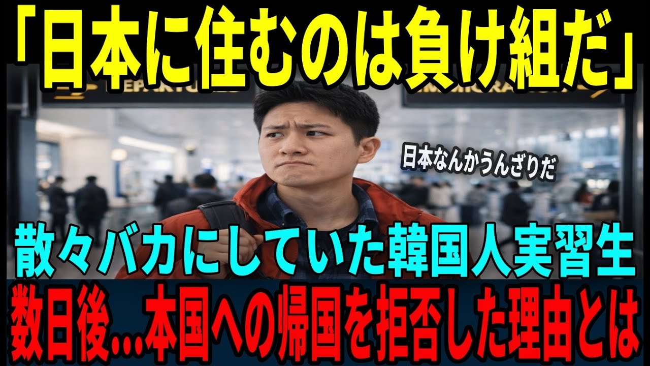 【海外の反応】「韓国は日本の100倍便利だ！」長期休暇で意気揚々と帰国した韓国人実習生→ソウルで待っていた現実に全員が言葉を失う...