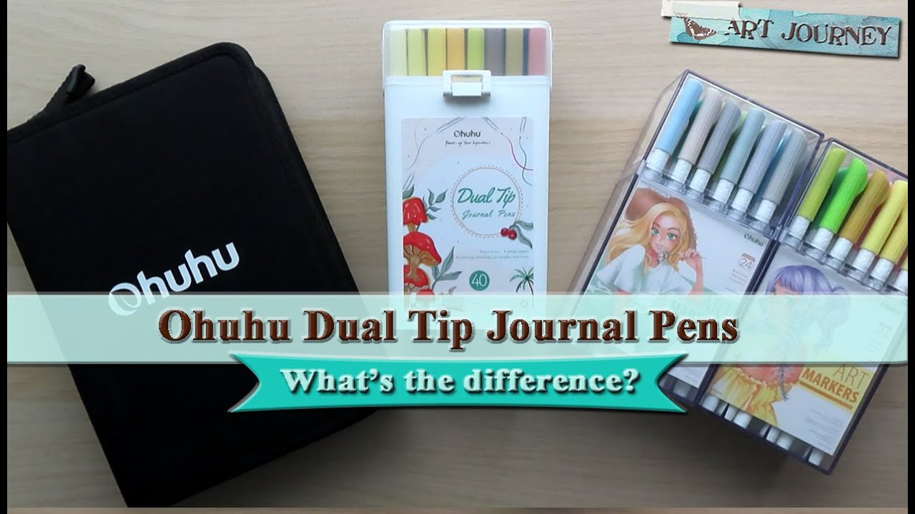 Surprising Results: Ohuhu Dual Tip Journal Pens vs Waterbased Art Markers