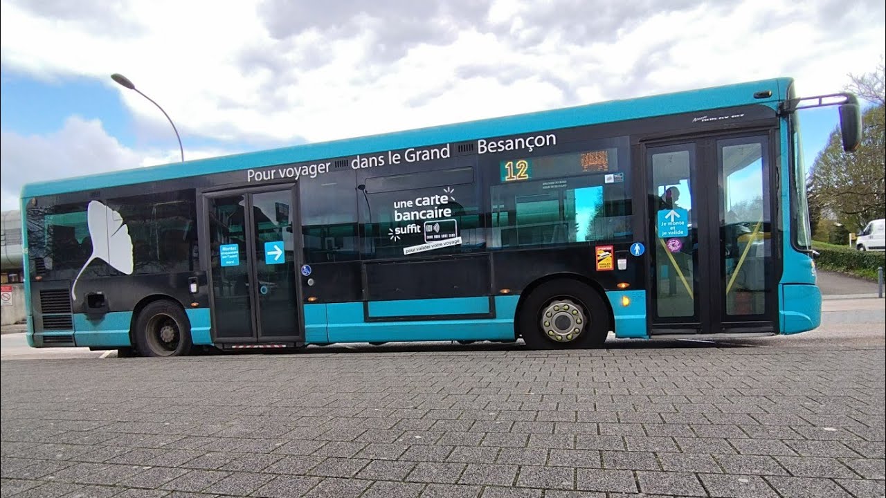 Roadmovie heuliezbus GX 127L n.95 sur la ligne 12 de Ginko Besançon