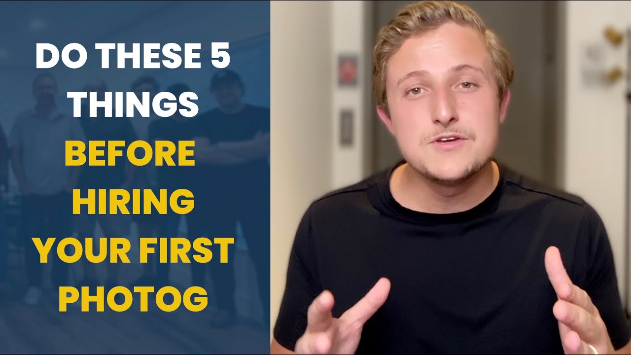 5 Things You MUST Know Before Hiring Your First Photographer!