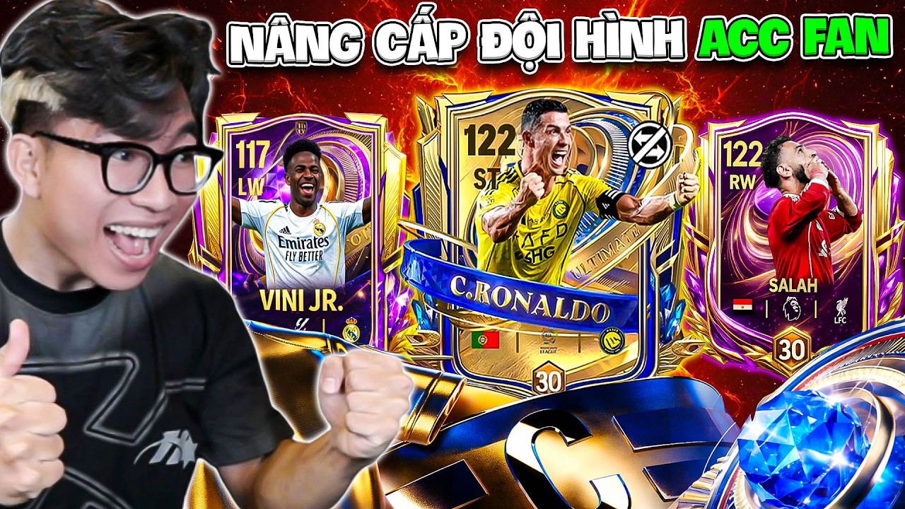 BI HUỲNH NÂNG CẤP ACC FAN TỪ 0 OVR BÙNG NỔ RA LIÊN TỤC SIÊU PHẨM TRONG FC MOBILE