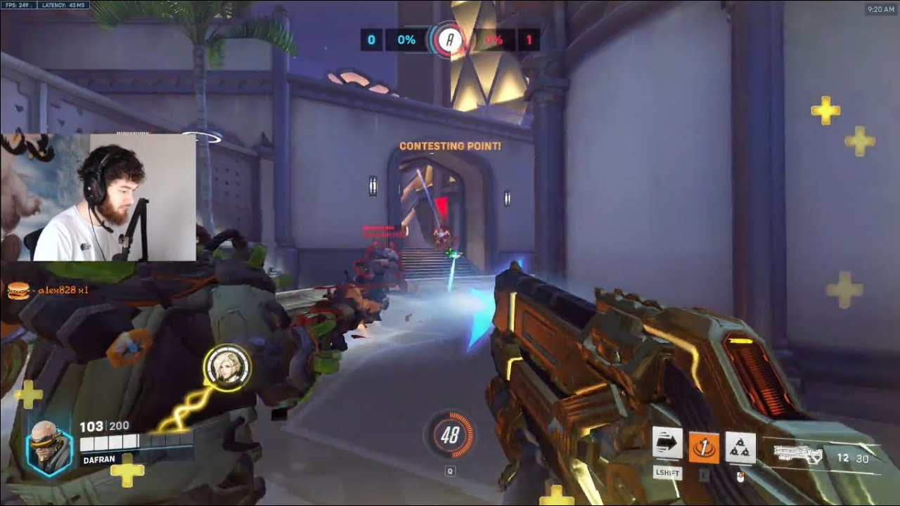 Dafran CASSIDY, SOLDIER 76, TRACER COMPETITIVE Gameplay! [ OVERWATCH VOD Replays ]