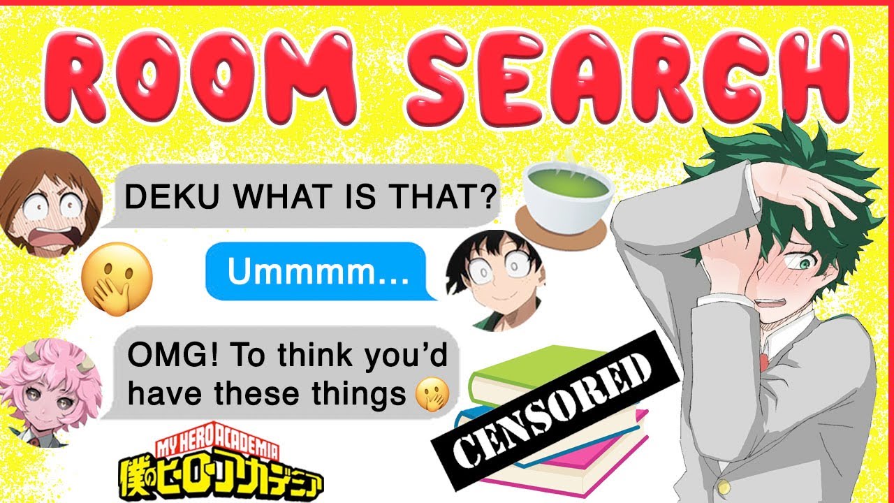 Deku has WHAT in his ROOM?? 😨 BNHA Texts - MHA Chat