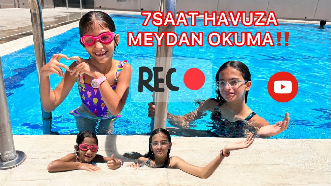 Havuzda en fazla kaç saat kalabilirsin😱⁉️