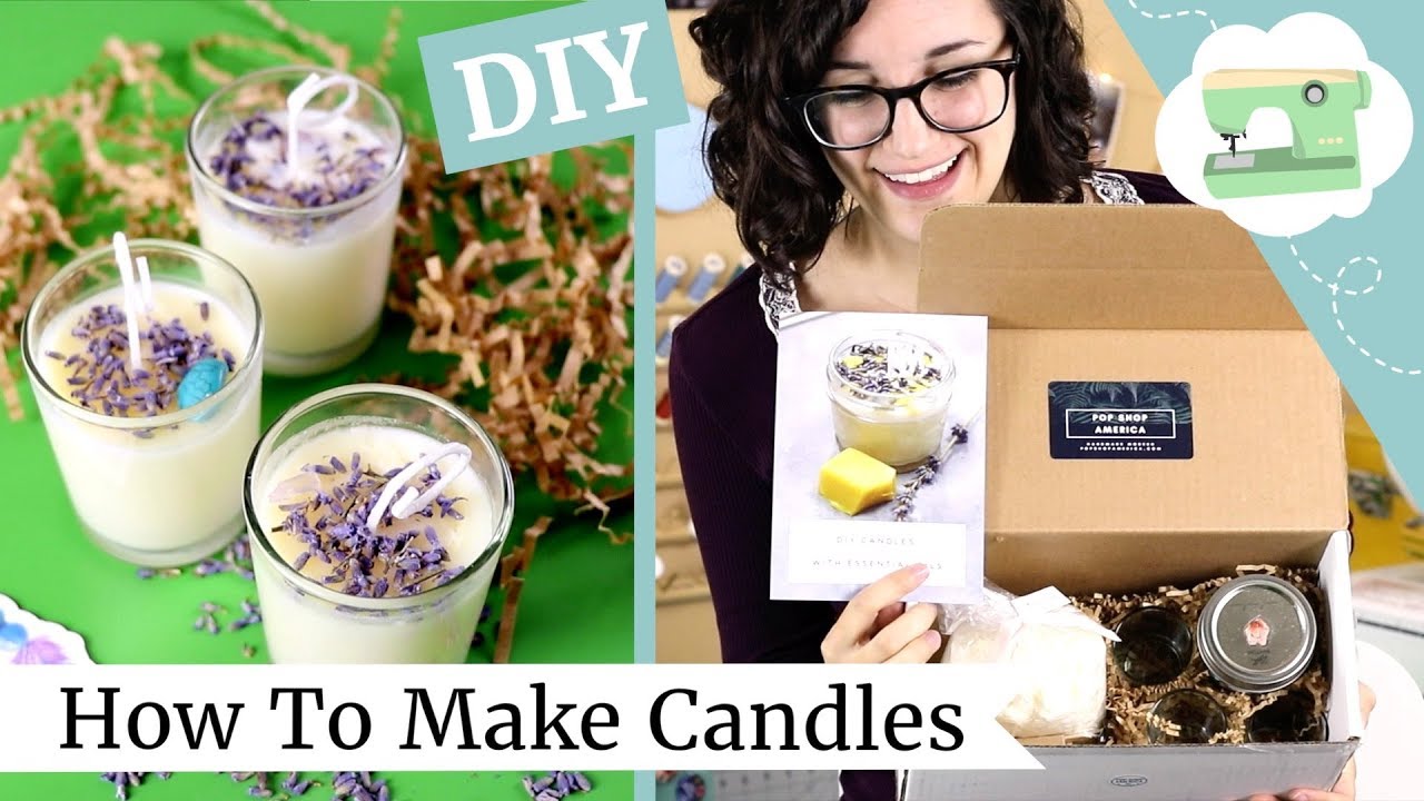 DIY Holiday Gift: Making Candles! My first time making candles from a DIY kit.