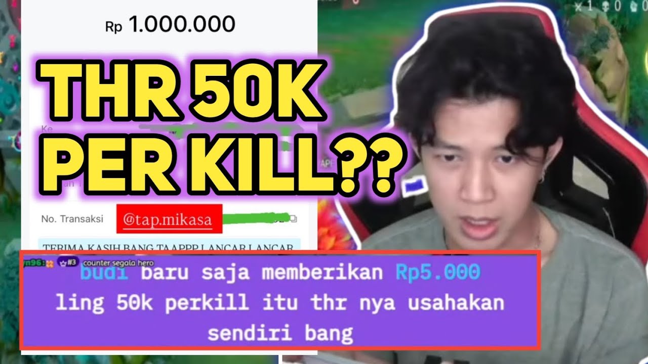 CHALLENGE MAIN LING 50K PER KILL DARI SULTAN TAP 😱😱😱 AUTO KESURUPAN ALBERTTT #ramadanwithyoutube 