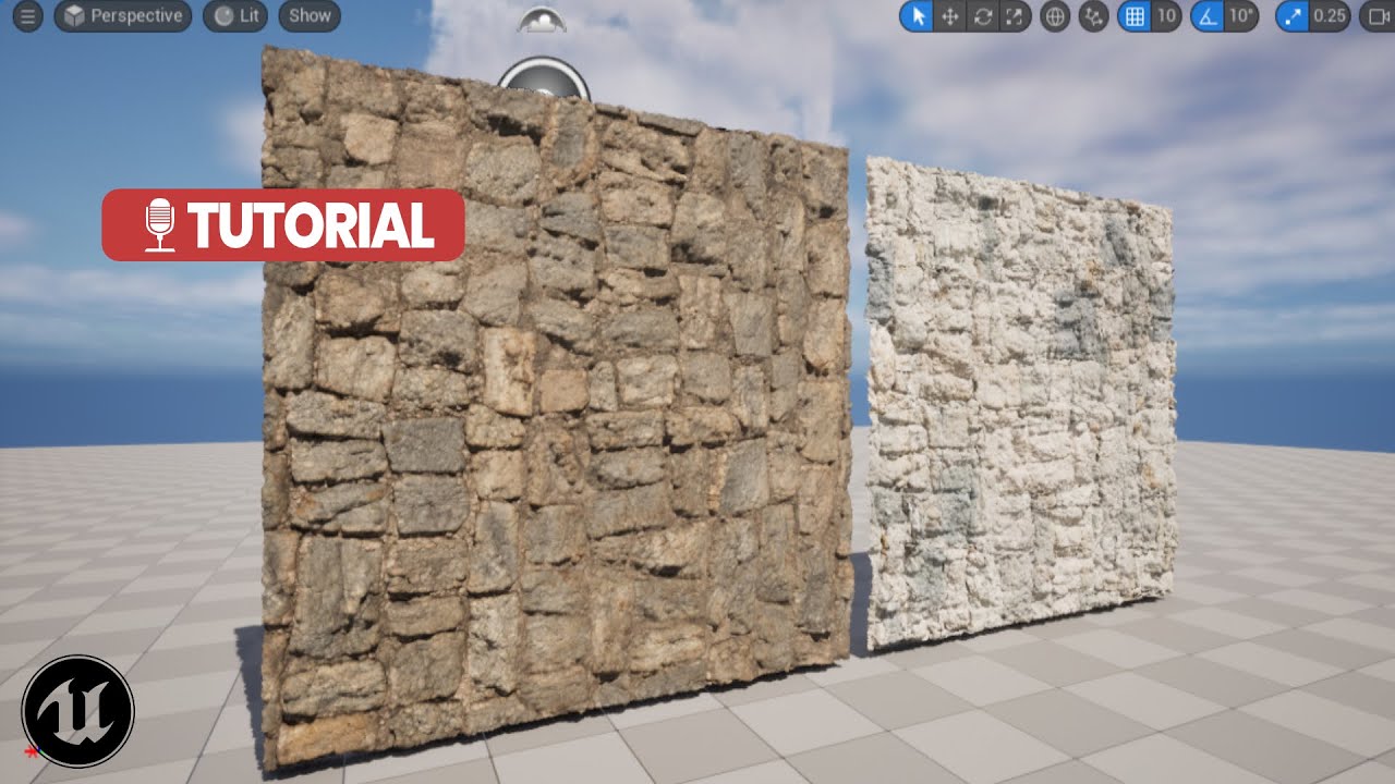 Карта смещения | Учебник по Unreal Engine 5.4