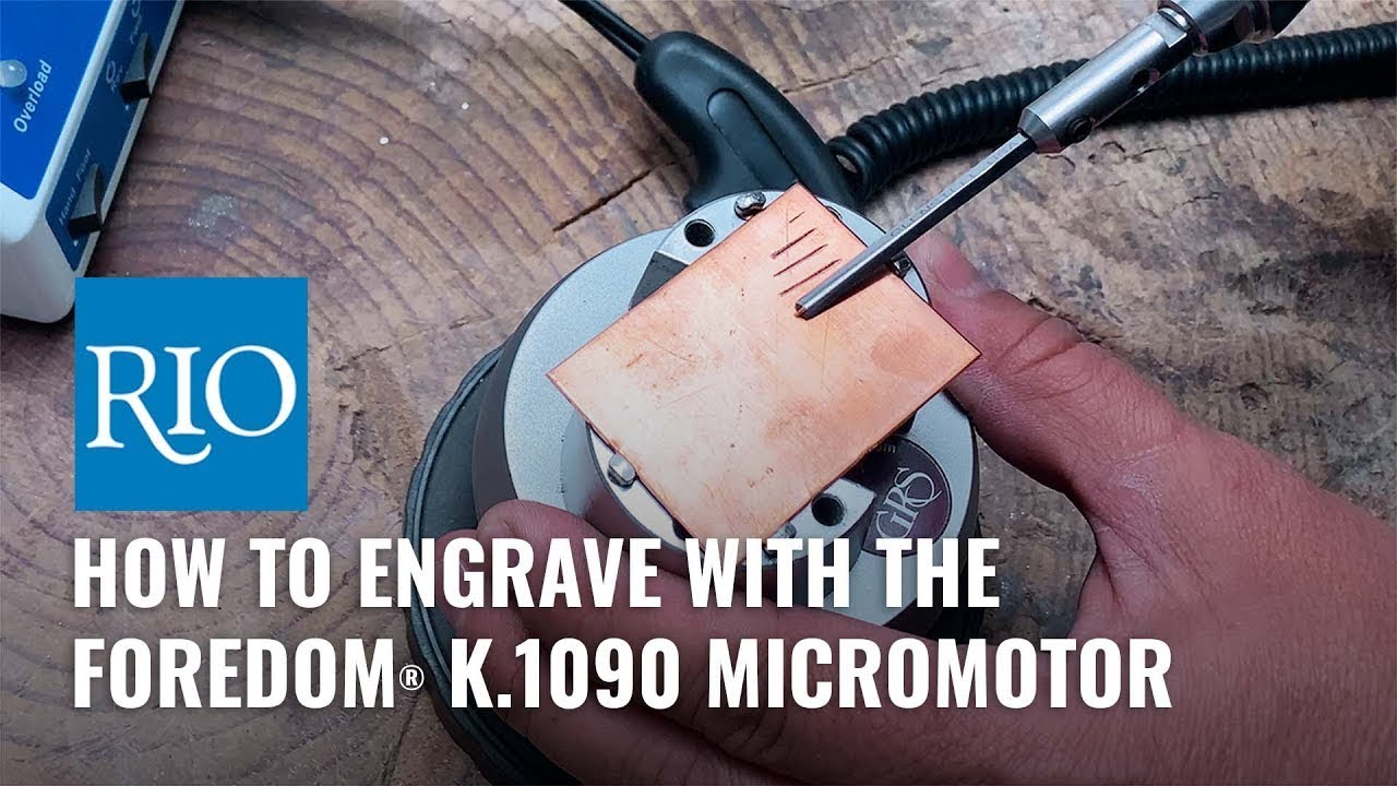 How to Engrave with the Foredom® K 1090 Micromotor System