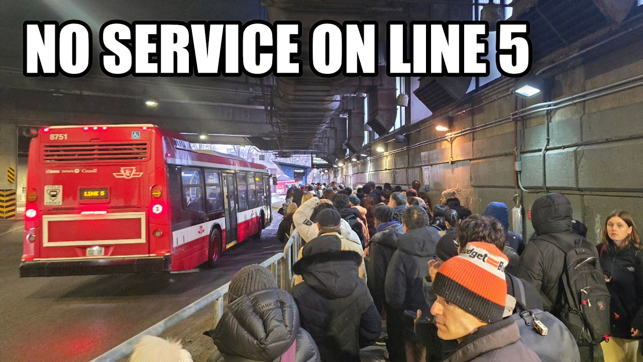 When the Crosstown Goes Down at Eglinton Station (March 2026)
