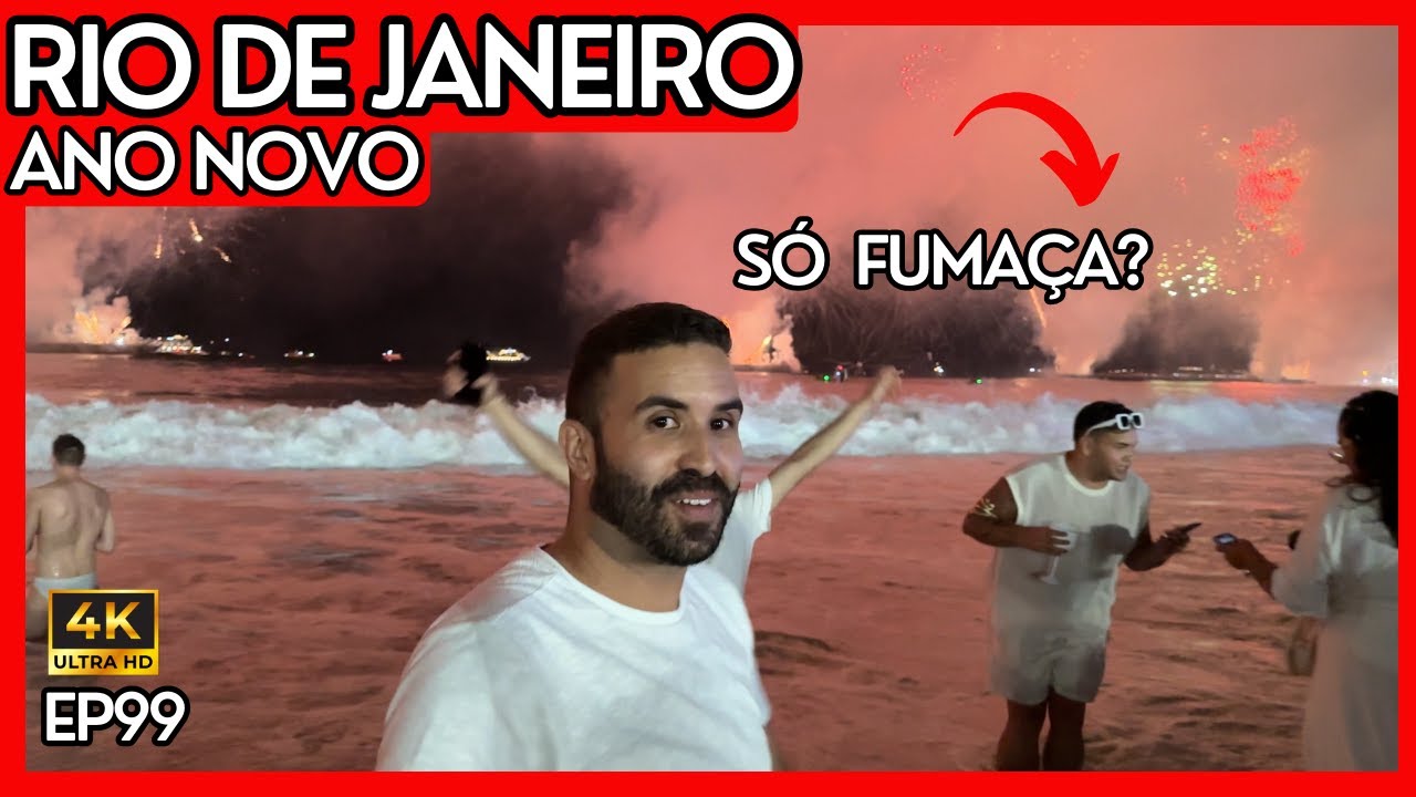 QUEIMA DE FOGOS COPACABANA 2026 RIO DE JANEIRO | Como é o maior ano novo do mundo 2026