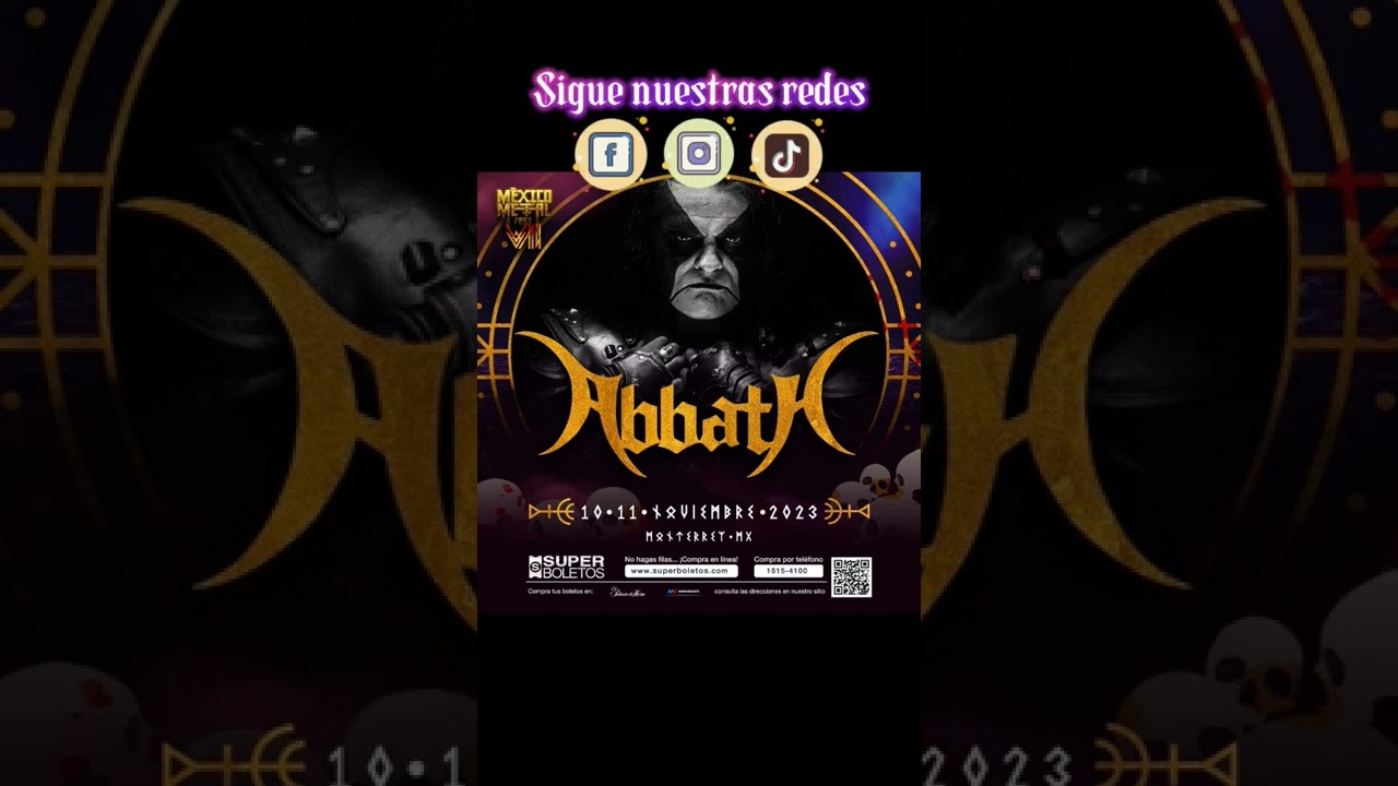 Abbath MMF VII #metal #rock #electrodark #underground #metalrocksmx