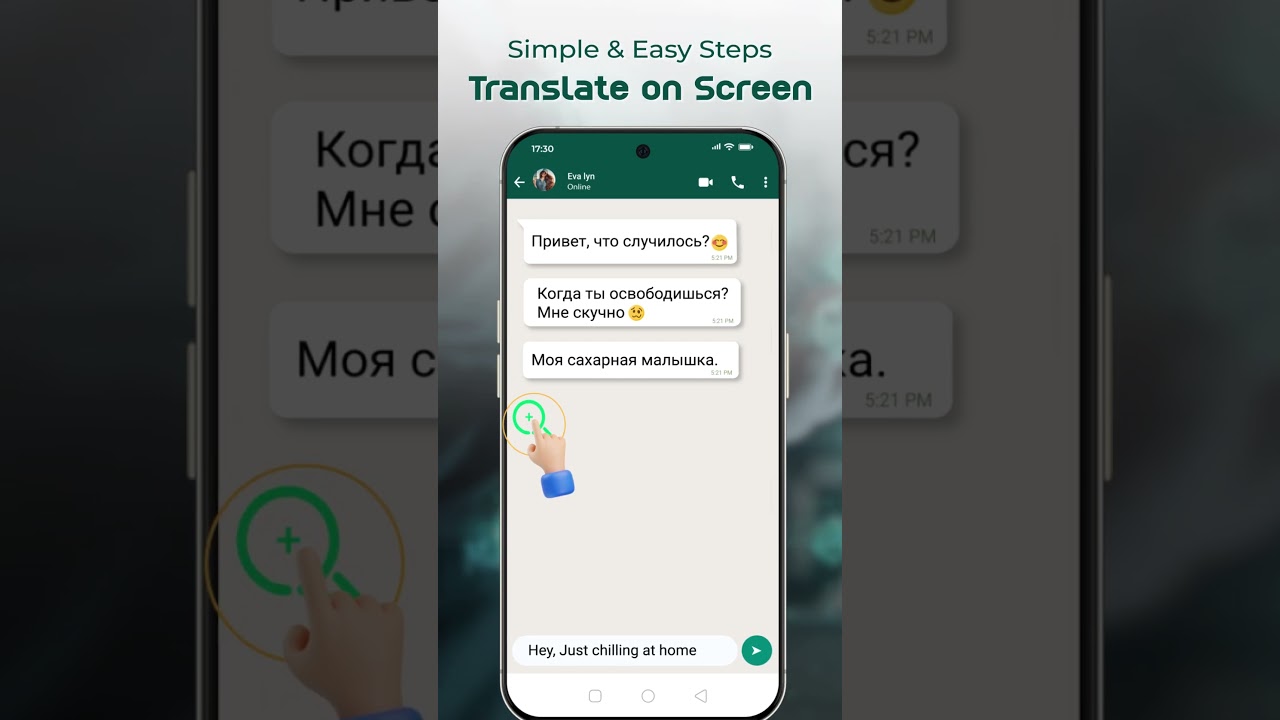 (Eng)   Chat Translator All Languages translates the all language for text translation