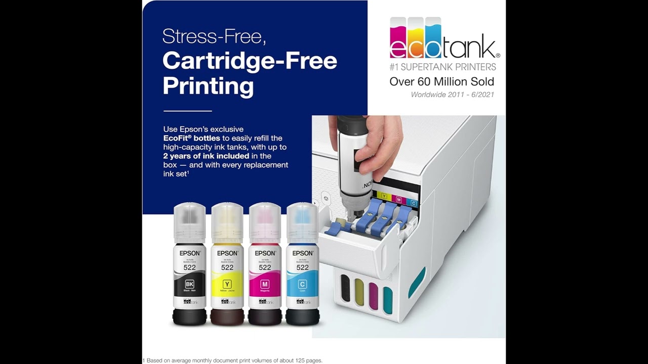 Epson EcoTank ET-5850 vs ET-2803 | Top Wireless Cartridge-Free Printers for Home & Office