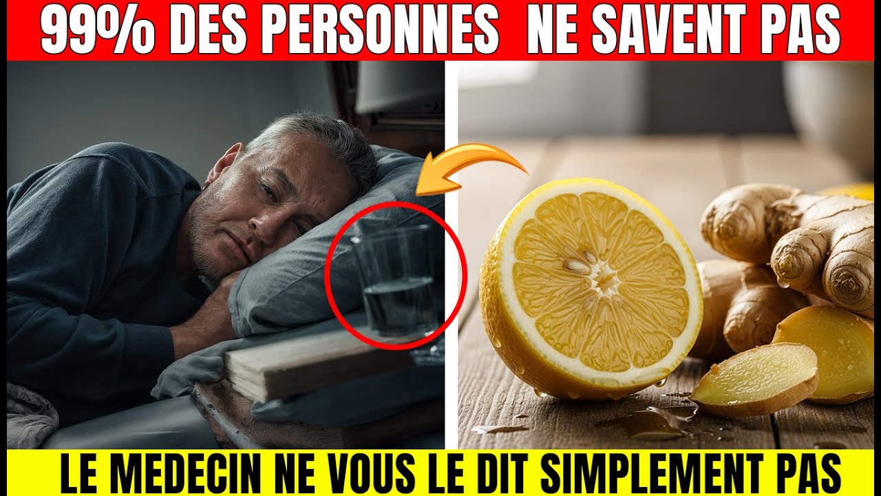 Gingembre & Citron le Soir : Ce Que Les Médecins Ne Disent Pas Aux Seniors !