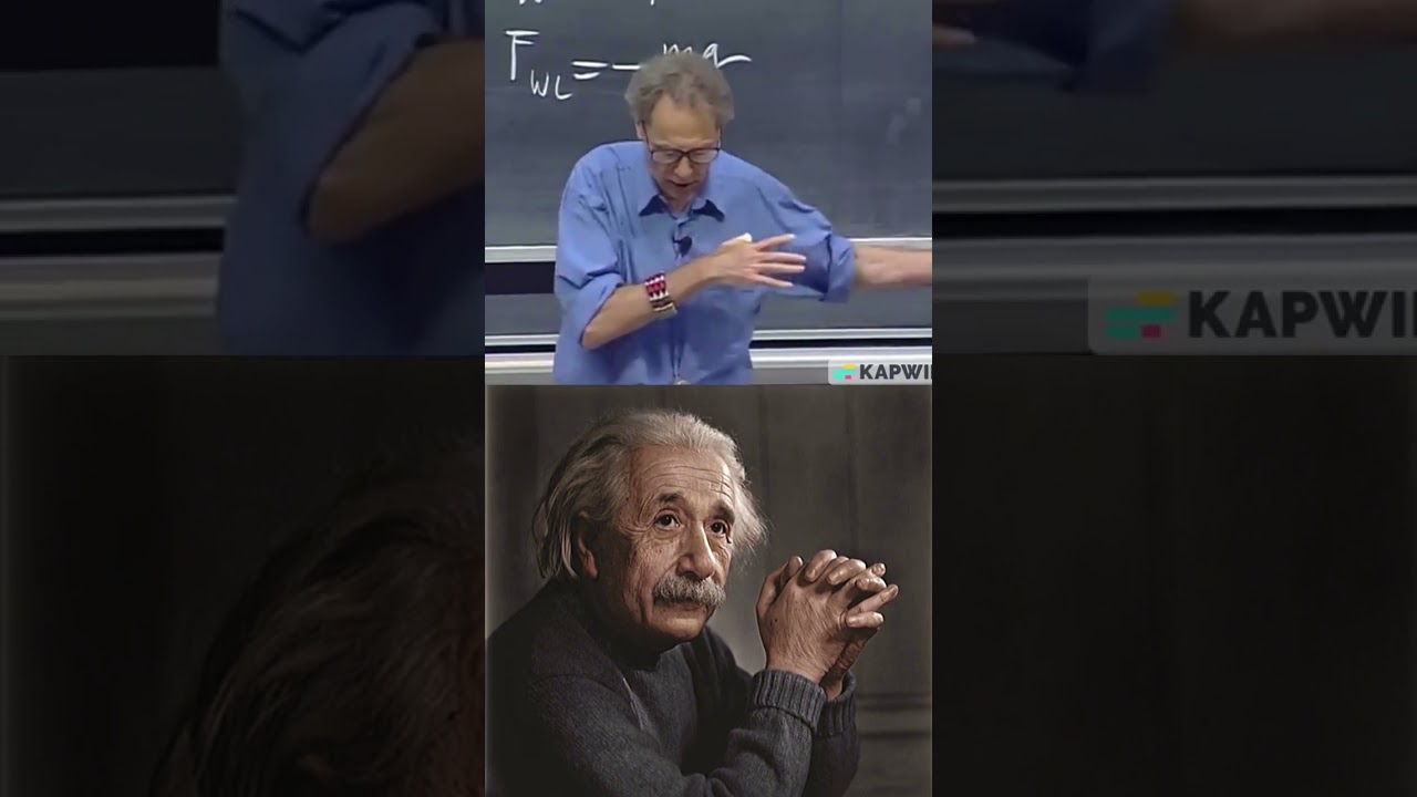 Walter Lewin explains Newton's third law