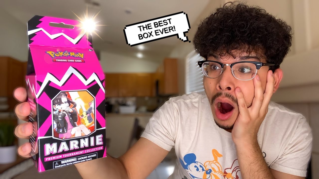 THE BEST POKEMON CARDS BOX EVER RELEASED! (Opening Marnie Premium Tournament Collection)