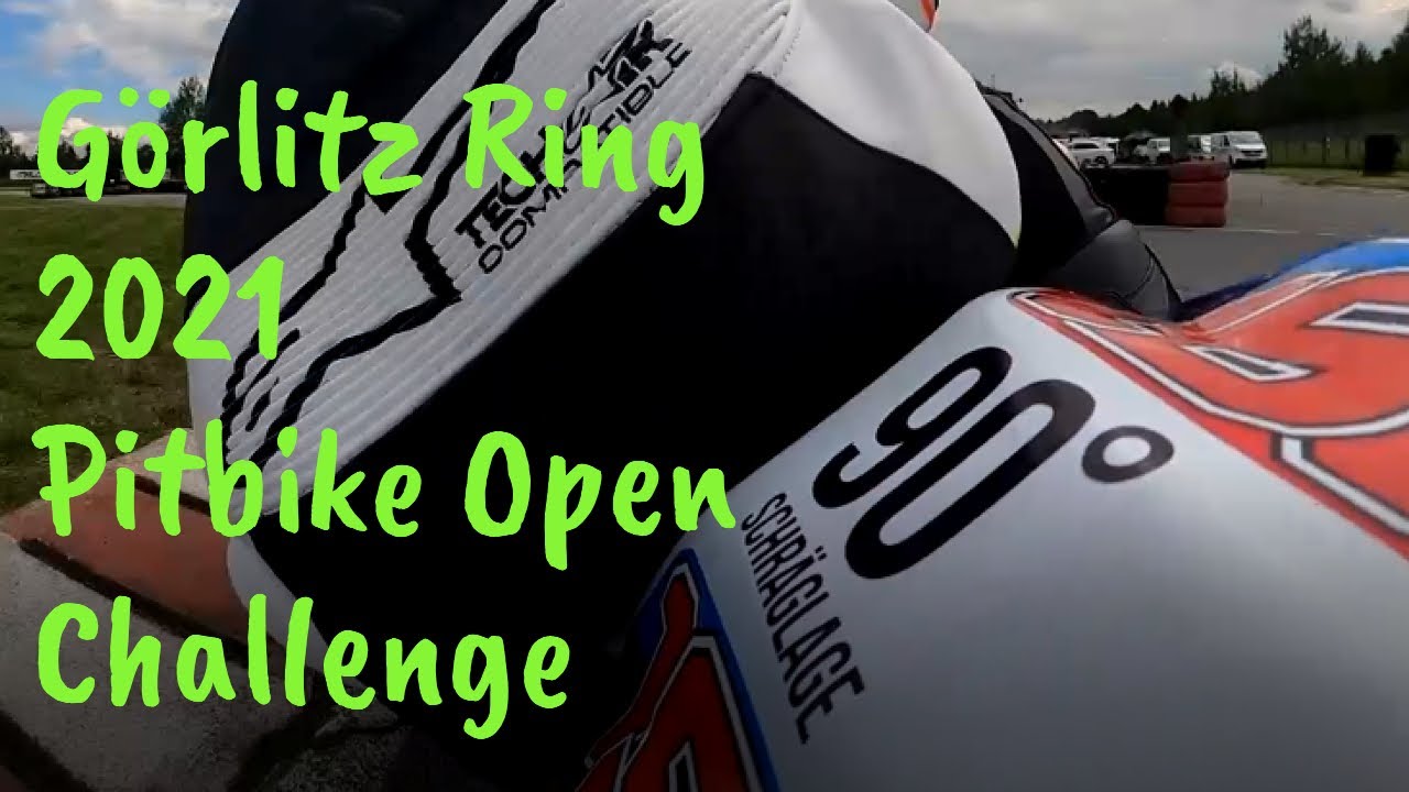 Görlitz Ring 2021 - Pitbike Open Challenge - Rennen und Crash