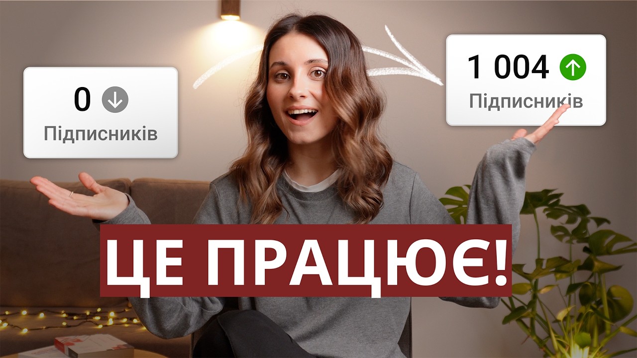 Це нудно. Але саме так ти набереш першу 1000 підписників!