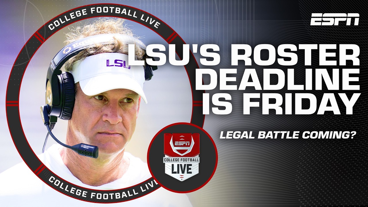 CLOCK IS TICKING ⏳ LSU's roster decision may send SEC fight to Federal Court | College Football Live