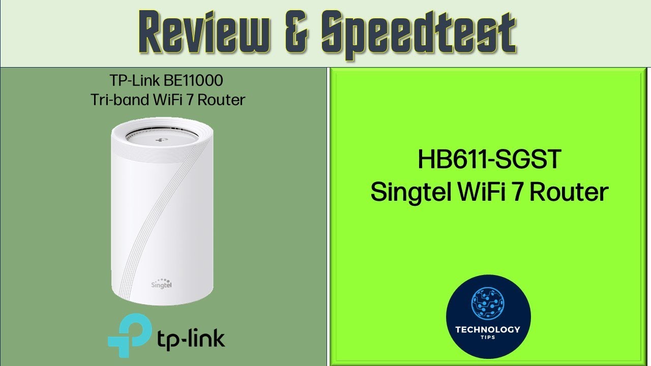Singtel TP-Link BE11000 HB611- SGST Tri-band WiFi 7 router : Review & Speedtest